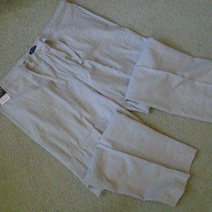 MEN - BEIGE COTTON SUMMER PANTS - XLARGE